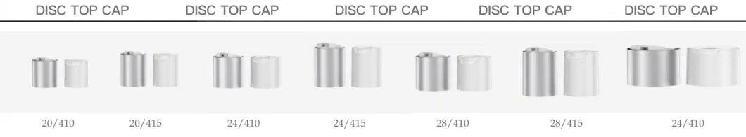 20/410 24/410 24/415 28/410 28/415 Plastic Disc Top Cap for Cosmetic Bottle